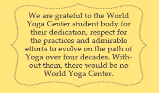 World Yoga Center